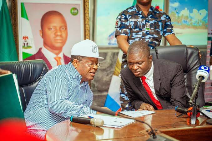 ALT="Engr. Dave Umahi with Gov. Francis Nwifuru of Ebonyi state"